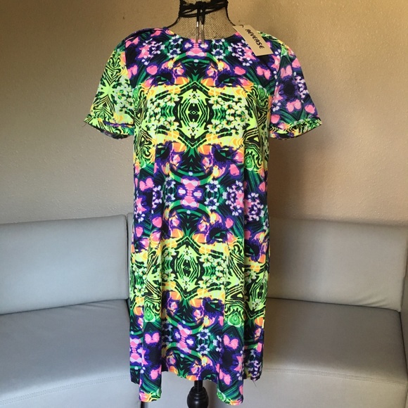 Neon Vibes T-shirt Dress - Picture 3 of 8